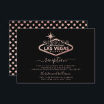 Carte D'accompagnement Réception de mariage élégante à Las Vegas<br><div class="desc">Célébrez avec style grâce à ces cartes de réception de mariage modernes et très tendance. Ce design est facile à personnaliser avec le texte de votre événement spécial et vos invités seront ravis lorsqu'ils recevront ces cartes fabuleuses. Les articles assortis peuvent être trouvés dans la collection.</div>