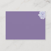 Carte D'accompagnement Réception De Mariage Hydrangea (Dos)