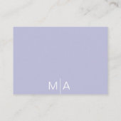 Carte D'accompagnement Réception de mariage minimaliste (Dos)