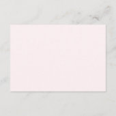 Carte D'accompagnement Réception de mariage Peony Bouquet (Dos)