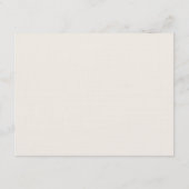 Carte D'accompagnement Réception de mariage rustique sur la plage avec ét (Dos)