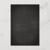 Carte D'accompagnement Réception de mariage soirée au pot de lavande rust (Dos)