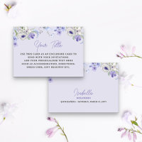 Réception de Quinceanera Florale Perple