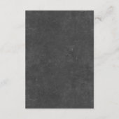 Carte D'accompagnement Réception de tableau noir aux tournesols et guirla (Dos)