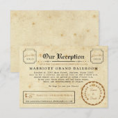 Carte D'accompagnement Réception de Telegram après le voyage de partie Ca (Devant / Derrière)