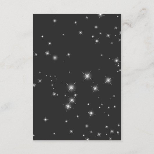 Carte D'accompagnement Réception d'étincelle d'hiver Noire au Charbon mod (Dos)