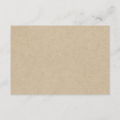 Carte D'accompagnement Réception fleurie de magnolia rustique (Dos)