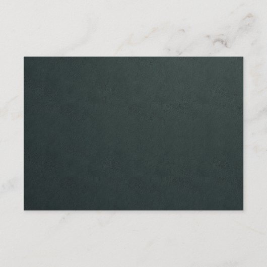 CARTE D'ACCOMPAGNEMENT RÉCEPTION FLORALE ÉLÉGANTE CLASSÉE OR FOIL (Dos)