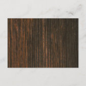 Carte D'accompagnement Réception inspirée de la respiration de bébé en bo (Dos)