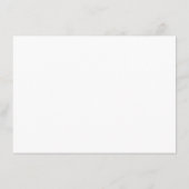 Carte D'accompagnement Réception minimaliste Élégante De Mariage Script (Dos)