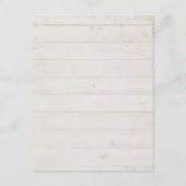 Carte D'accompagnement Réception Rose Peony Wreath Moderne Feuille simple (Dos)