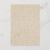 Carte D'accompagnement Réception Rustique Bleu Hydrangea Dentelle & Burla (Dos)