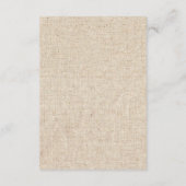 Carte D'accompagnement Réception Rustique Bleu Hydrangea Dentelle & Toile (Dos)