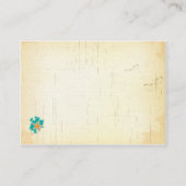 Carte D'accompagnement Réception Seashell Beach (Dos)