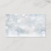 Carte D'accompagnement Recette de Baby Shower hivernal avec feuillage per (Dos)