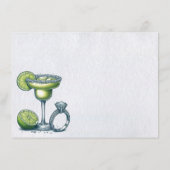 Carte D'accompagnement Recette de boisson pour la fête prénuptiale Margs  (Dos)