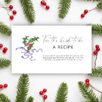 Recette de branche de houx d'hiver pour la future