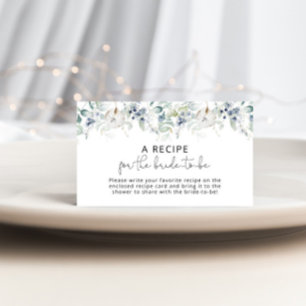 Carte D'accompagnement Recette d'eucalyptus d'hiver pour que la mariée so