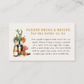 Carte D'accompagnement Recette du Boho occidental (Devant)