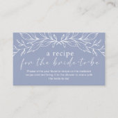 Carte D'accompagnement Recette du Mariage de fleurs de périphérie (Devant)