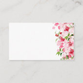 Carte D'accompagnement Recette florale (Dos)