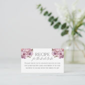 Carte D'accompagnement Recette Love In Bloom pour la future mariée (Debout devant)