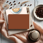 Carte D'accompagnement Recette Pour Le Thème Café Mariée