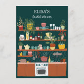 Carte D'accompagnement RECIPE REQUEST Bridal Shower Cute Recipe Request (Dos)