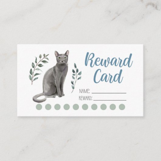 Carte D'accompagnement Récompense Positive Cat Theme Punch CArd (Devant)