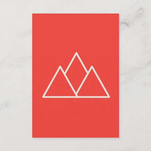 Carte D'accompagnement Red Abstract Wallpaper | Bold Minimalist Design (Devant)