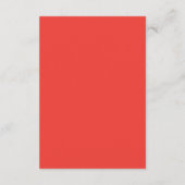 Carte D'accompagnement Red Abstract Wallpaper | Bold Minimalist Design (Dos)
