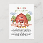 Carte D'accompagnement Red Barn Farm Livres pour bébé (Devant)