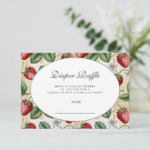 Carte D'accompagnement Red Gingham Berry Diapper Raffle (Debout devant)