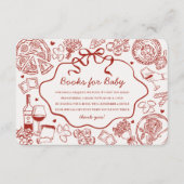 Carte D'accompagnement Red Pasta Special Delivery Italian Books for Baby (Devant)