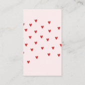 Carte D'accompagnement Red Rainbow baby shower (Dos)