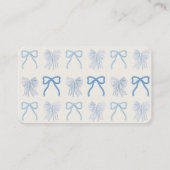 Carte D'accompagnement Red White Due Blue Stripes Diaper Raffle Ticket (Dos)