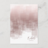 Carte D'accompagnement Réflexions aquarelle Détails Rose de cannelle ID77 (Dos)