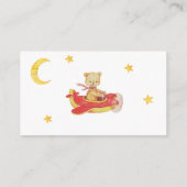 Carte D'accompagnement *~* Refroidisseur Raffle Teddy Bear Plane Lane Sta (Dos)