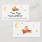Carte D'accompagnement *~* Refroidisseur Raffle Teddy Bear Plane Lane Sta (Devant / Derrière)