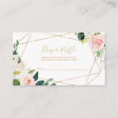 Carte D'accompagnement Refus de couches de verdure et d'or géométrique él (Devant)