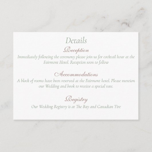 Carte D'accompagnement Regency Bridgerton Rose Roses Cameos (Devant)