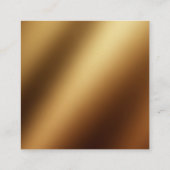 Carte D'accompagnement Registre Cadeau Gold Script Rouge Aquarelle Fleurs (Dos)