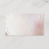 Carte D'accompagnement Registre cadeau Ombre Blush Pink Frosted Foil Douc (Dos)