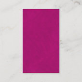 Carte D'accompagnement Registre Cadeaux Fuchsia Hibiscus Mini Mariage (Dos)