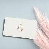 Carte D'accompagnement Registre de cadeaux pour Wedding shower de monogra