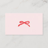 Carte D'accompagnement Registre de code QR Cœurs de la Saint-Valentin (Dos)