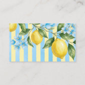 Carte D'accompagnement Registre de mariage Floral Blue Main Squeeze (Dos)
