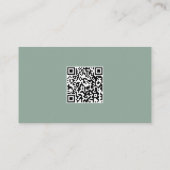 Carte D'accompagnement Registre de naissance de bébé avec code QR de magn (Dos)