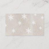 Carte D'accompagnement Registre des bébés Snowman (Dos)