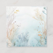 Carte D'accompagnement Registre des cadeaux Code QR Baby shower de balein (Dos)